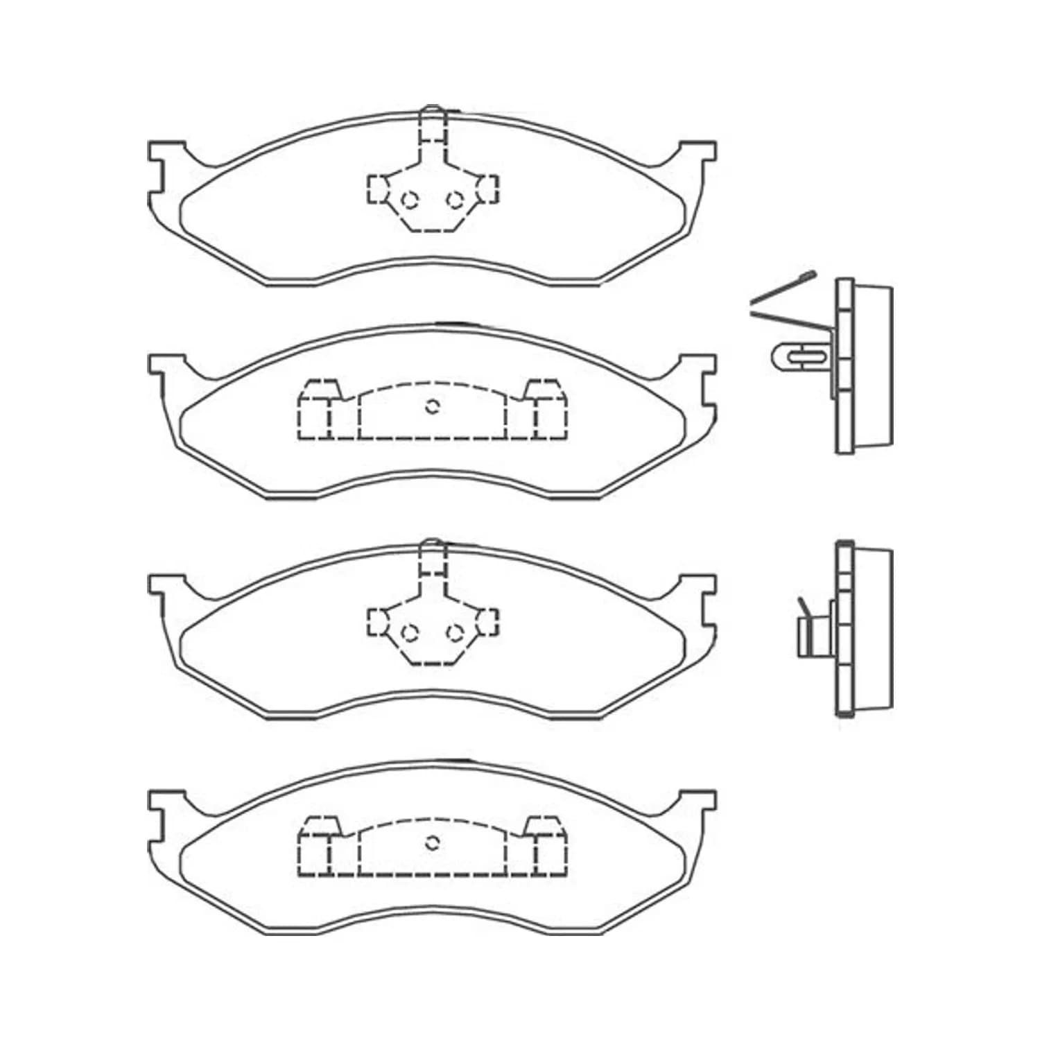 Pastillas De Freno Delantera Wagner Wd712