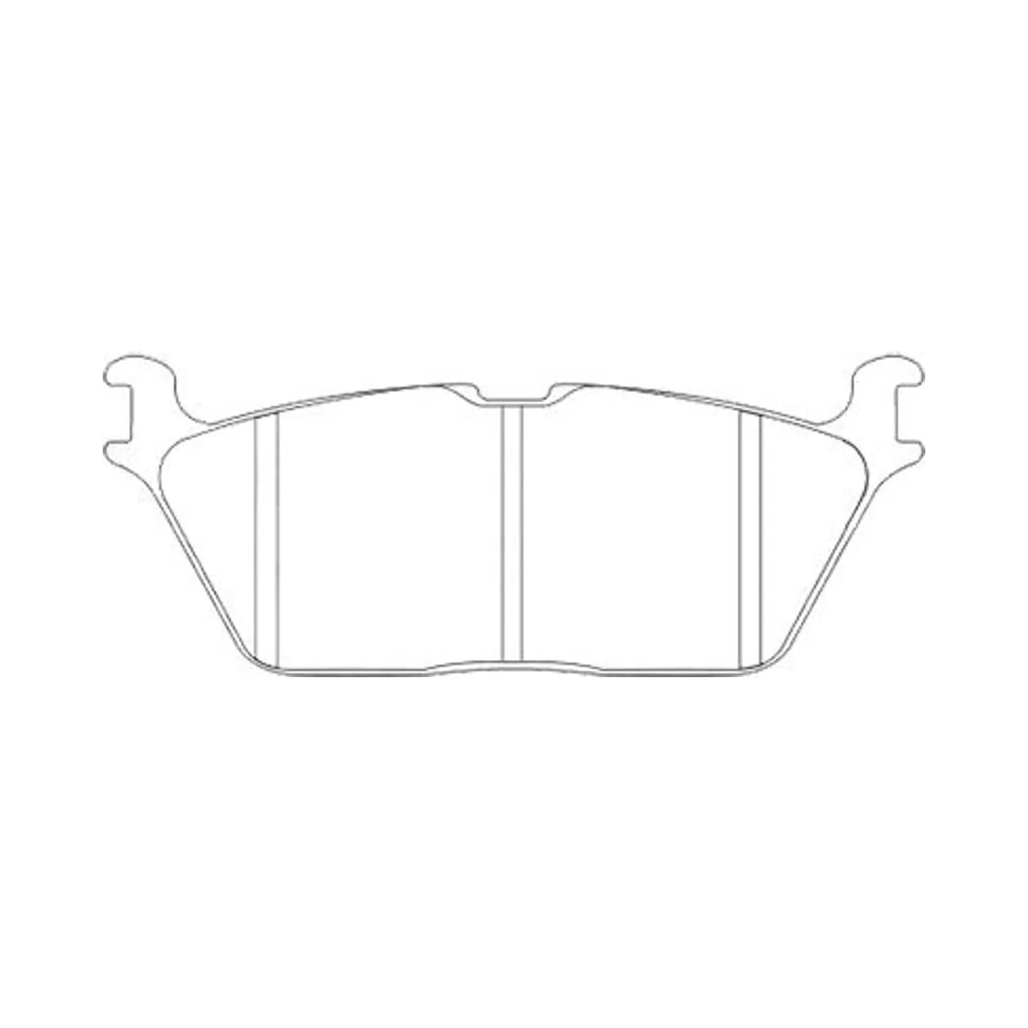 Pastillas De Freno Trasera Grc Gcd2169